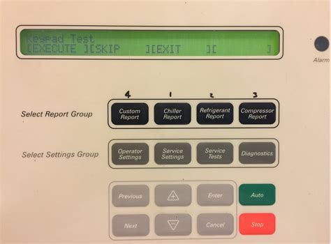 trane automatic cycle test mode